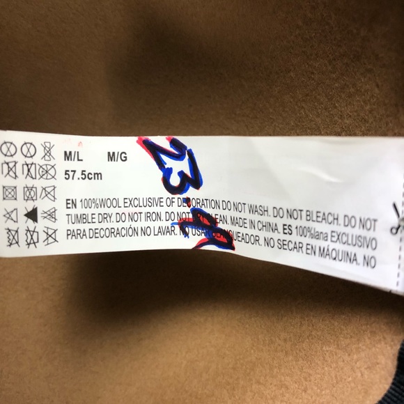 Forever 21 Camel Wool Floppy Hat M/L - Picture 4 of 5